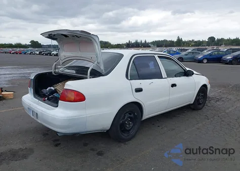 1999 Toyota Corolla Ve из США, поврежденный, VIN 1NXBR12E8XZ183983
